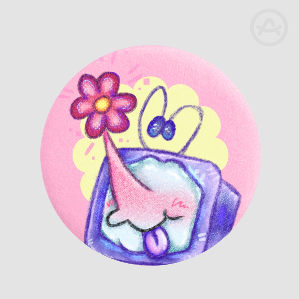 Deltune Tenna Plush Badge