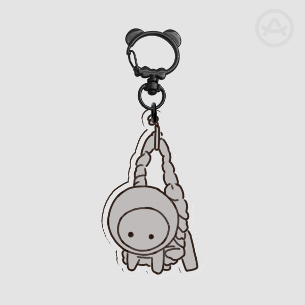 Custom Chibi Hanging Animal Onesie Keychain