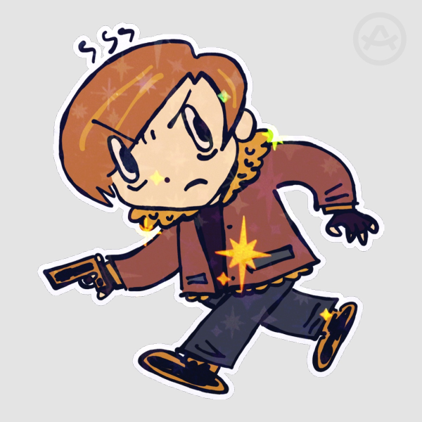 Leon Kennedy RE4 Sticker