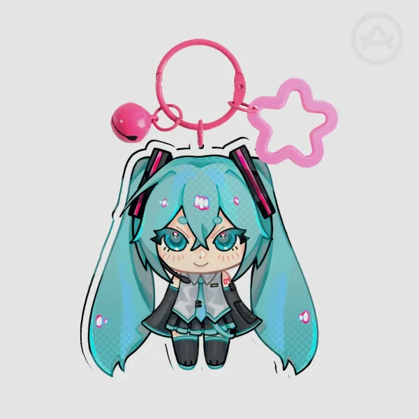 Miku -Acrylic Keychain