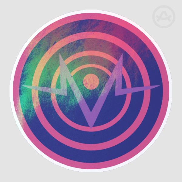[Sticker - Rainbow] Bisexual Voxtek logo