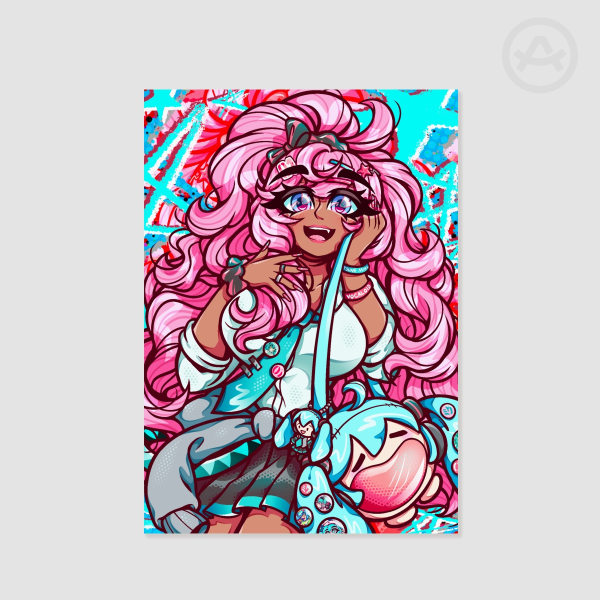 Poster Print - Gyaru Luka (Miku's #1 Fan)