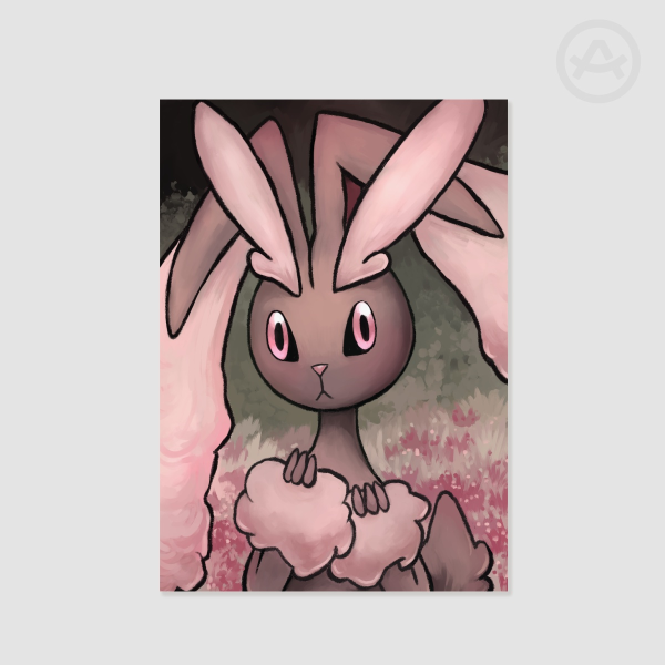 Shiny Lopunny - A5 Poster