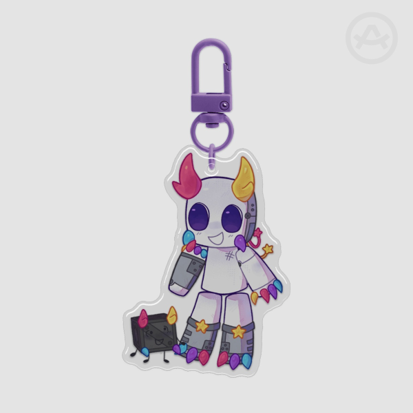 prototype regretevator x bfdi epoxy keychain