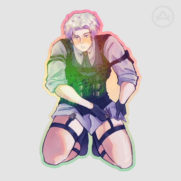 Claude Clawmark Holographic Sticker