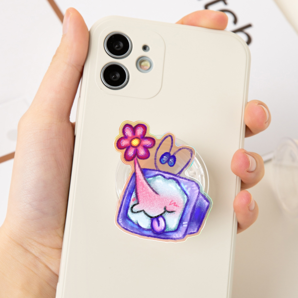 Tenna Pop Socket Rainbow Acrylic