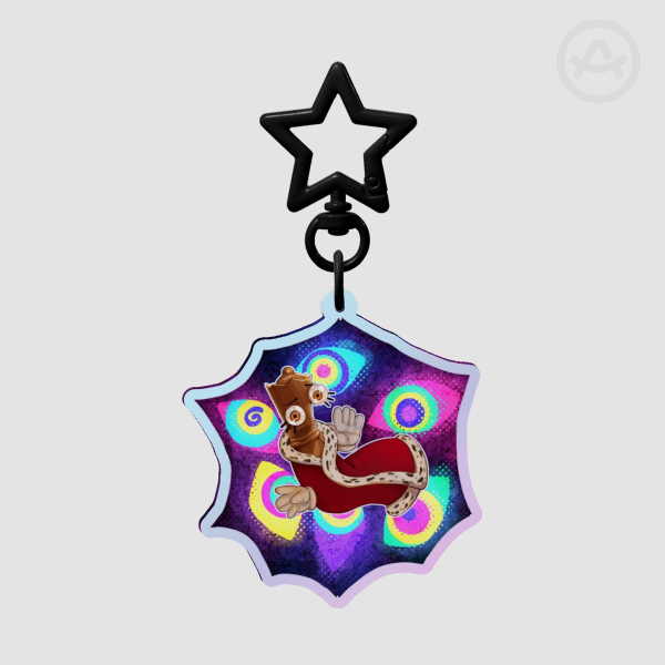 Queenie Abstraction - Rainbow Acrylic Keychains