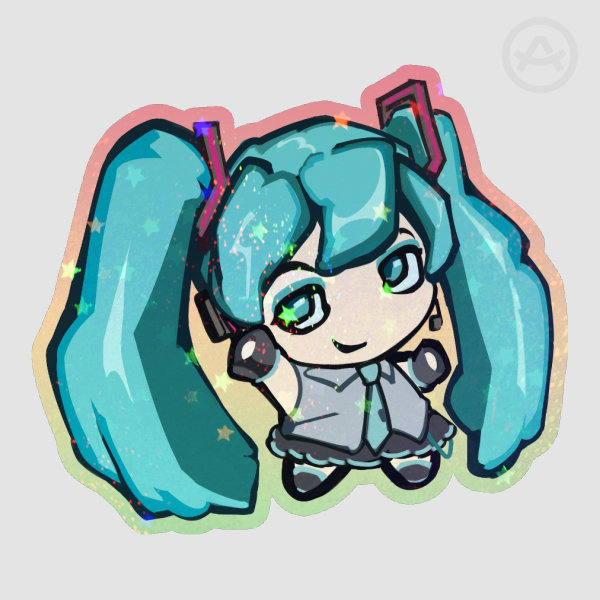Hatsune Miku Die Cut Sticker