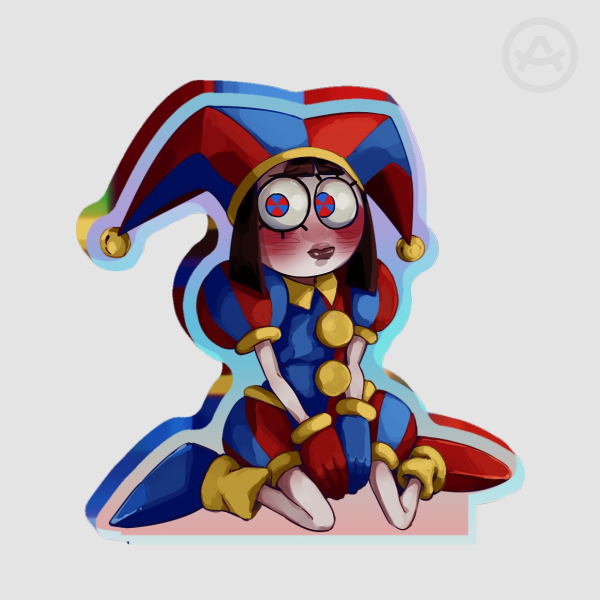 Pomni - Thick Acrylic Standee - 0.27"(70mm), 0.39"(10mm)