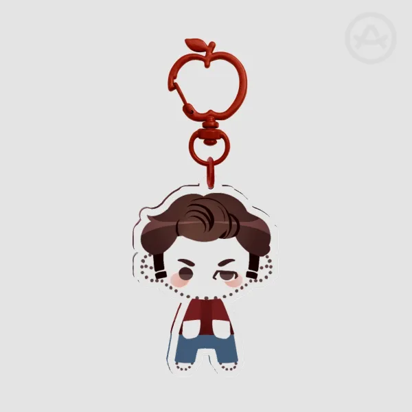 BBIEAL NULL | A-Shaped Cheeb | Clear Acrylic Keychain
