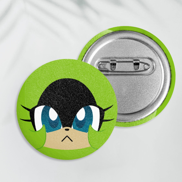 Surge the Tenrec "Stare" Plush Badge