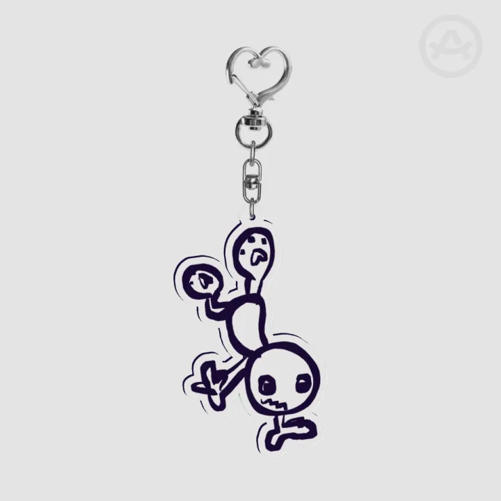 commission custom acrylic keychain design