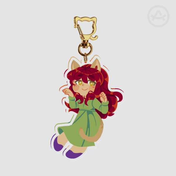 NNSG KONEKO-CHAN | Clear Acrylic Keychain