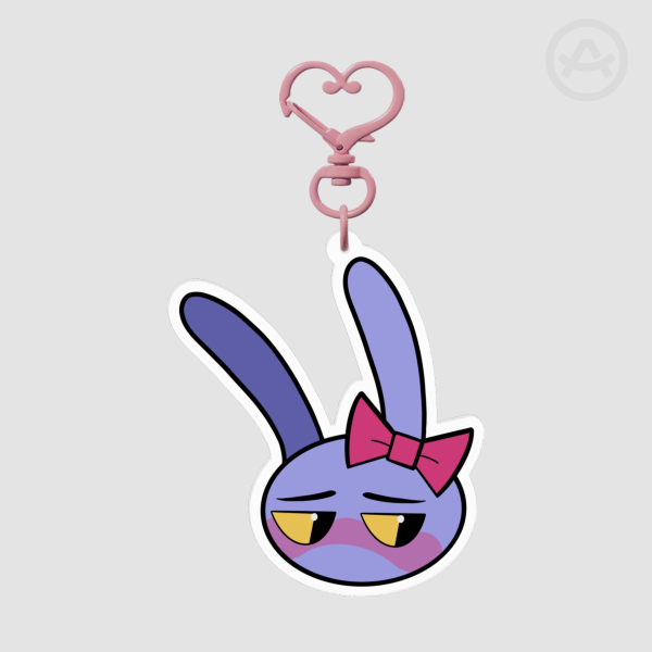 Jax with Ribbit’s Bow - Keychain