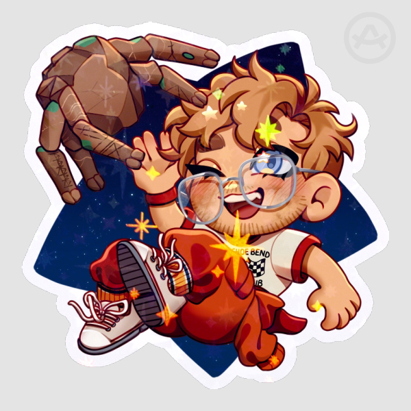 Grace & Rocky save stars Sticker