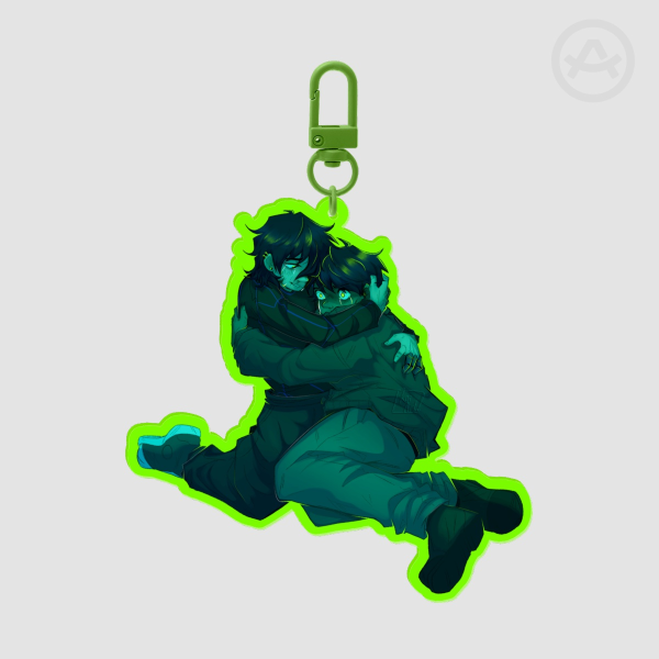 "Buen Provecho" Colored Edge Acrylic Keychain