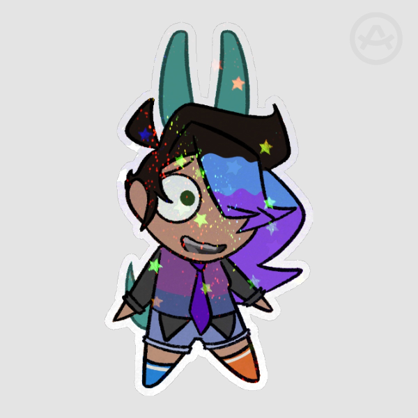 [Sticker - Holo Sand Star] Bunter Spooked