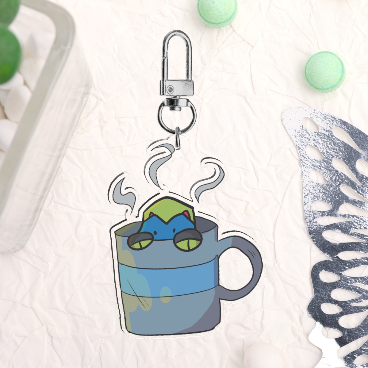 Hot Mug Leonardo Keychain by Lukipupz - ACGGOODS