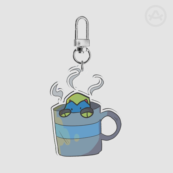 Hot Mug Leonardo Keychain