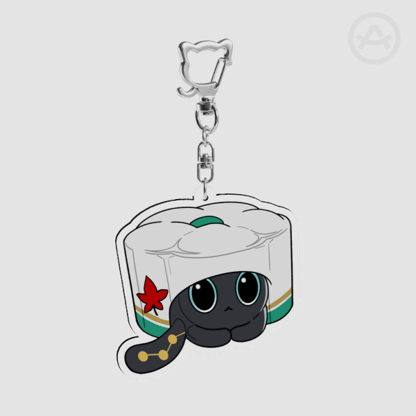 Acrylic Keychain | HSR Cake Cat - Rice Dumpling