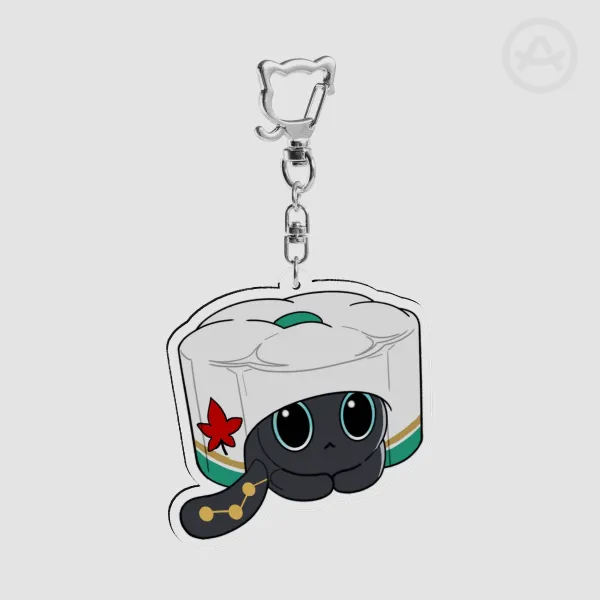 Acrylic Keychain | HSR Cake Cat - Rice Dumpling