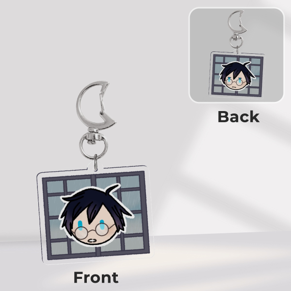 Tamamori (Hashihime of the Old Book Town) Double-Sided Keychain