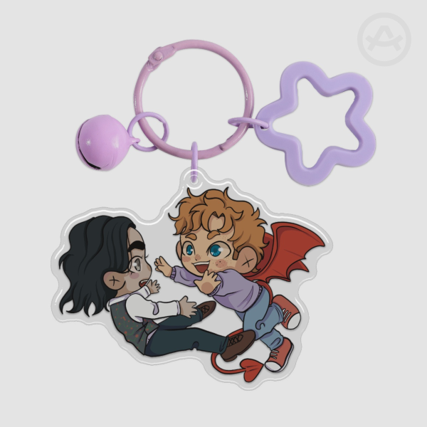 SnowBaz Epoxy Clear Acrylic Keychains