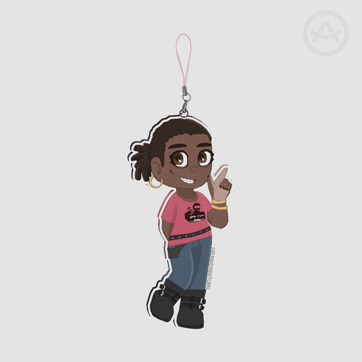 L4D2 Rochelle Chibi Large Keychain