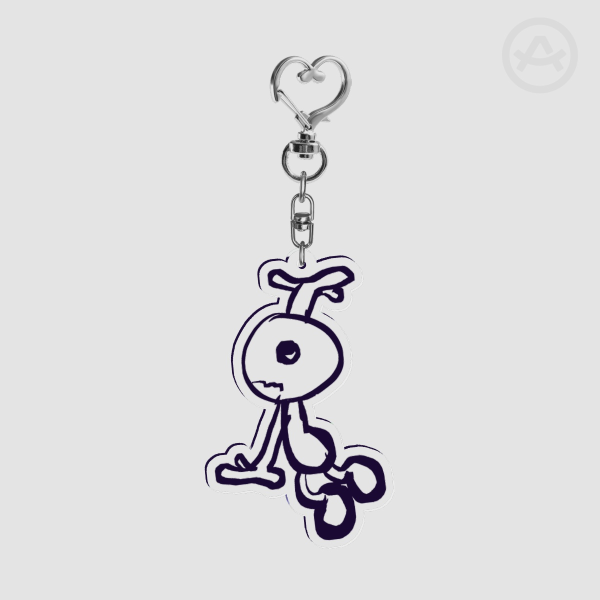 custom acrylic keychain ych
