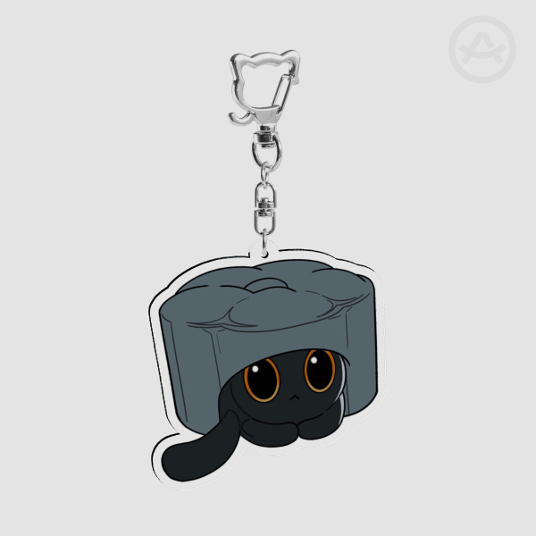 Acrylic Keychain | HSR Cake Cat - Trash Cake