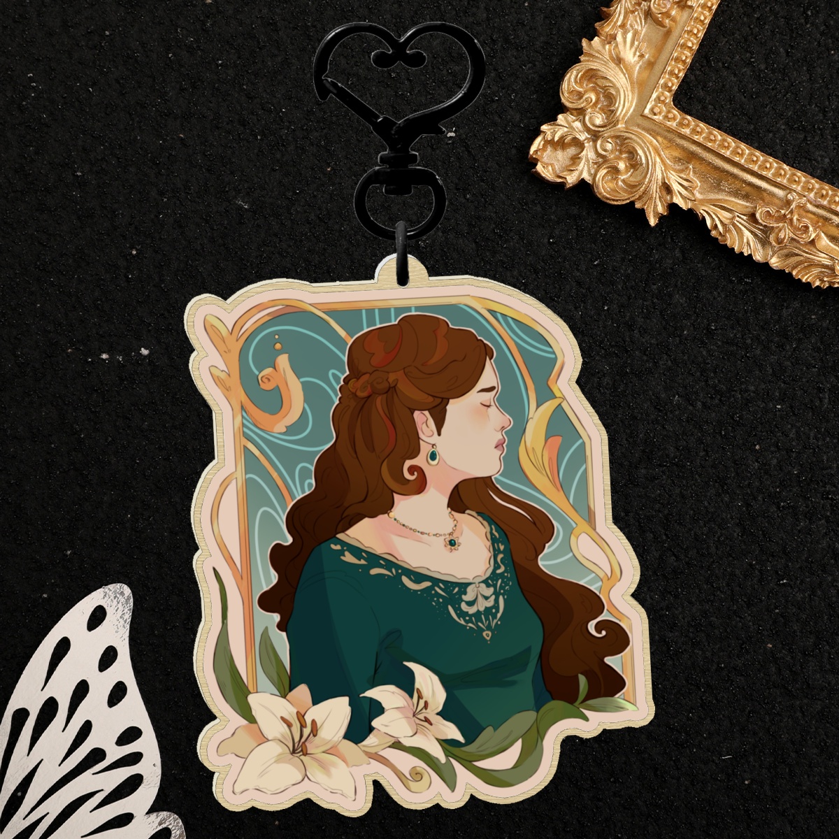 [ House of the Dragon ] Alicent Hightower wood keychain