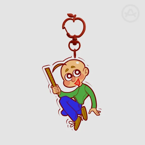 BBIEAL BALDI | Happy + Angry | Clear Acrylic Keychain