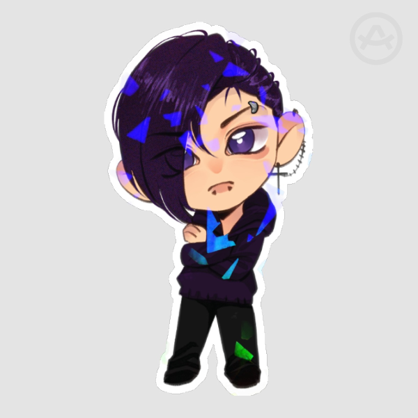 SDV Sebastian Die Cut Stickers