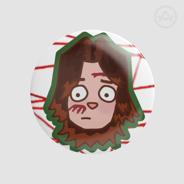 Pippa Fitz-Amobi (ss2) (with blood) // A Good Girl's Guide to Murder SS2 (Button Pin)