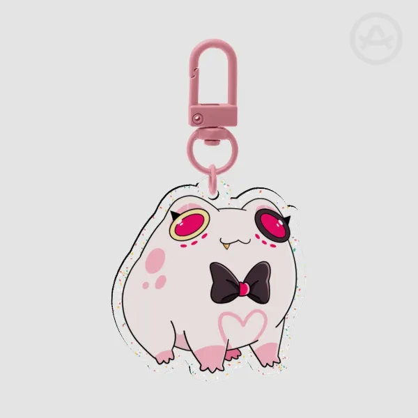 Angel Dust Frog Keychain - Glitter