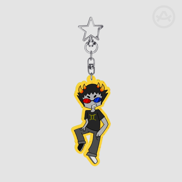 Sollux Captor acrylic keychain charm