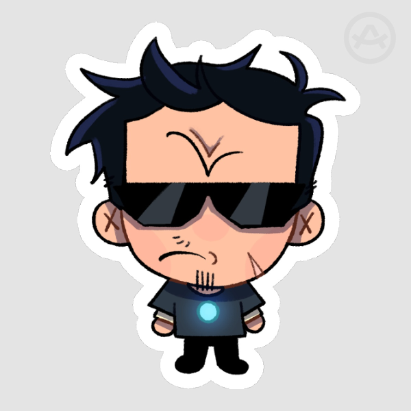 Tony Stark Sticker