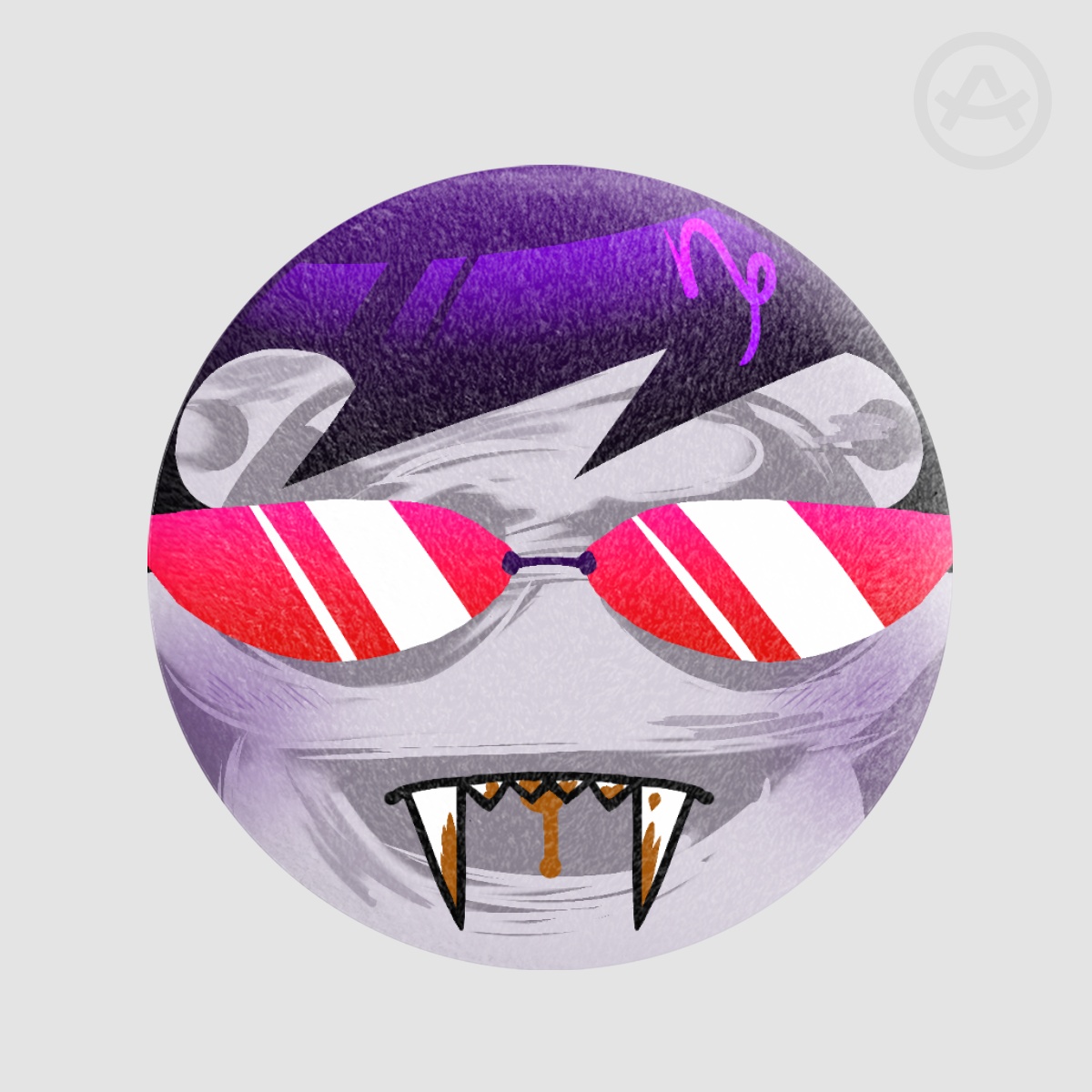 Murderstuck Gamzee Plush Pin (Ver.1)