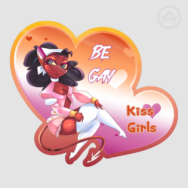 5" Helluva Boss Pride Sticker - Kendra