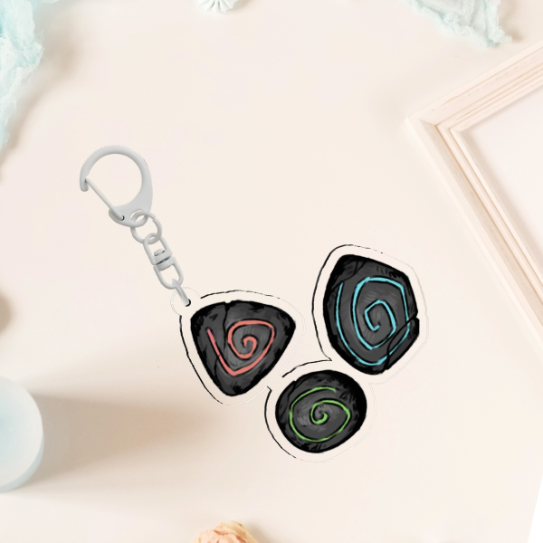 Galactic portal stone fantasy Item | Clear Acrylic Keychains
