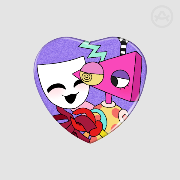 Abstragedy Holographic Badges