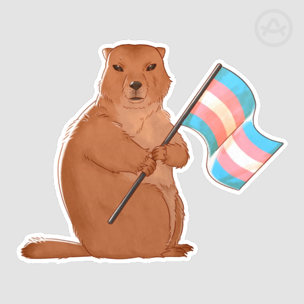 Pride Marmot - Trans