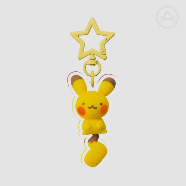 Pikachu - Acrylic Keychain