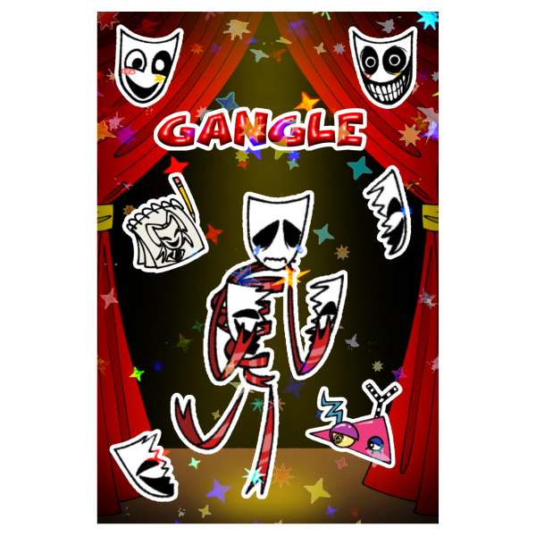 TADC Gangle sticker sheet