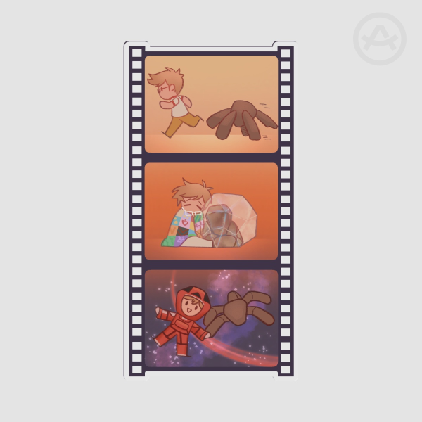 Grace and Rocky Film Bookmark