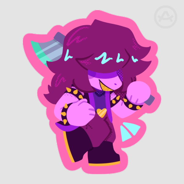 Susie Deltarune Sticker