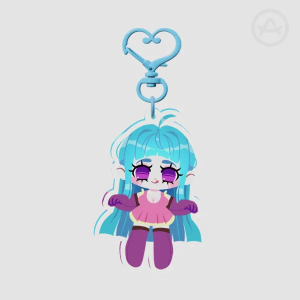 ME!ME!ME! MEME | Puni Plush Chibi | Clear Acrylic Keychain