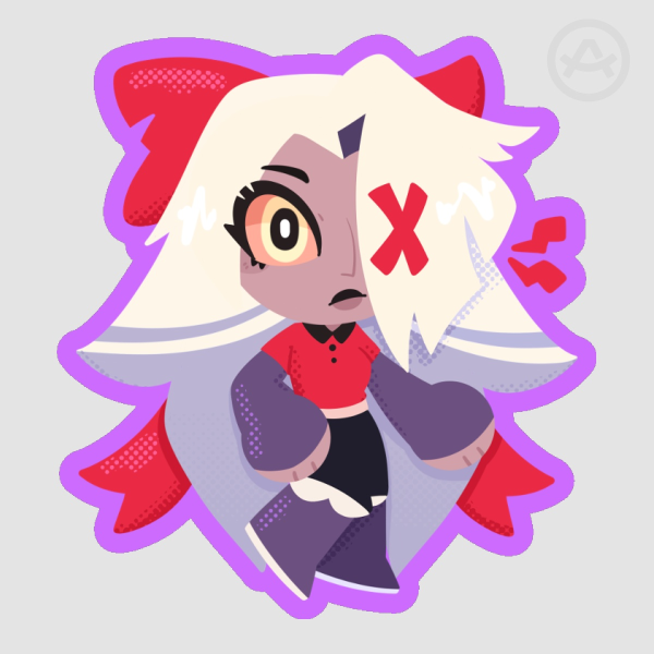 Vaggie Hazbin Hotel Sticker