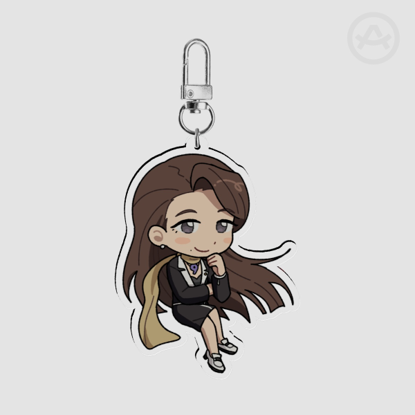 Mia/Ace Attorney Keychain