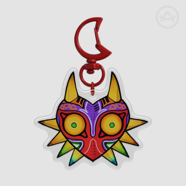 Majora's Mask Epoxy Keychain